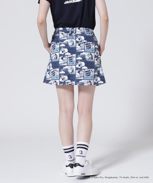 Jack Bunny!!（ジャックバニー）の「【Jack Bunny!!】【ドラえもん】ストレッチミニリップ 総柄スカート（スカート・レディース・ネイビー/オレンジ・LARGE/SMALL/MEDIUM）」の6枚目の写真