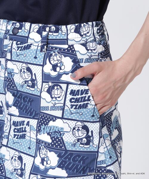 Jack Bunny!!（ジャックバニー）の「【Jack Bunny!!】【ドラえもん】ストレッチミニリップ 総柄スカート（スカート・レディース・ネイビー/オレンジ・LARGE/SMALL/MEDIUM）」の8枚目の写真