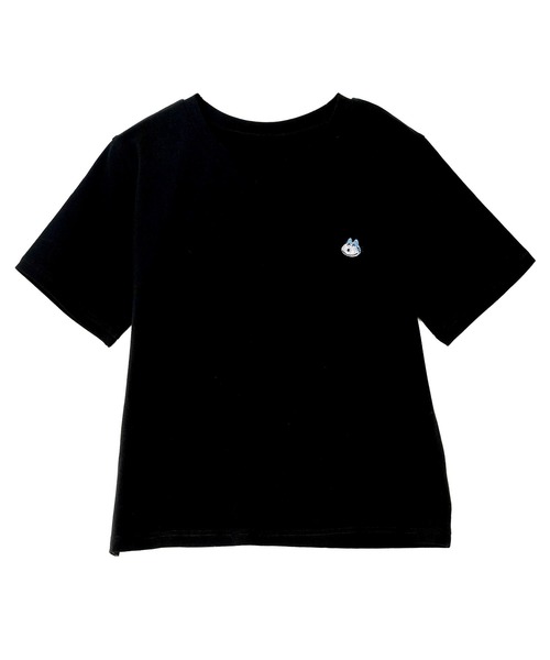 KOBE LETTUCE（コウベレタス）の「[ 11ぴきのねこコラボ ] 刺繍Tシャツ（Tシャツ/カットソー・レディース・ブラック/オフホワイト/ホワイト系/ホワイト系1/ブラック系/ブラック系1・M）」の15枚目の写真