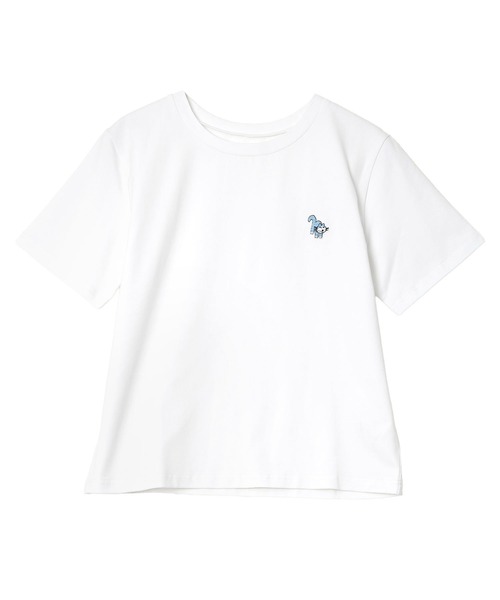 KOBE LETTUCE（コウベレタス）の「[ 11ぴきのねこコラボ ] 刺繍Tシャツ（Tシャツ/カットソー・レディース・ブラック/オフホワイト/ホワイト系/ホワイト系1/ブラック系/ブラック系1・M）」の14枚目の写真