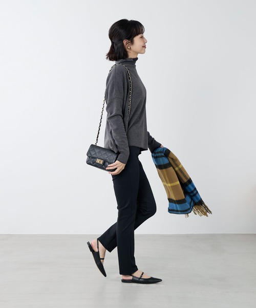 AULENTTI(オウレンティ)の「【AULENTTI】レザーキルティングミニバッグ-Shoulder Bag(ショルダーバッグ・レディース・ブラック・FREE)」の10枚目の写真