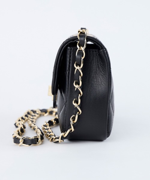 AULENTTI(オウレンティ)の「【AULENTTI】レザーキルティングミニバッグ-Shoulder Bag(ショルダーバッグ・レディース・ブラック・FREE)」の21枚目の写真