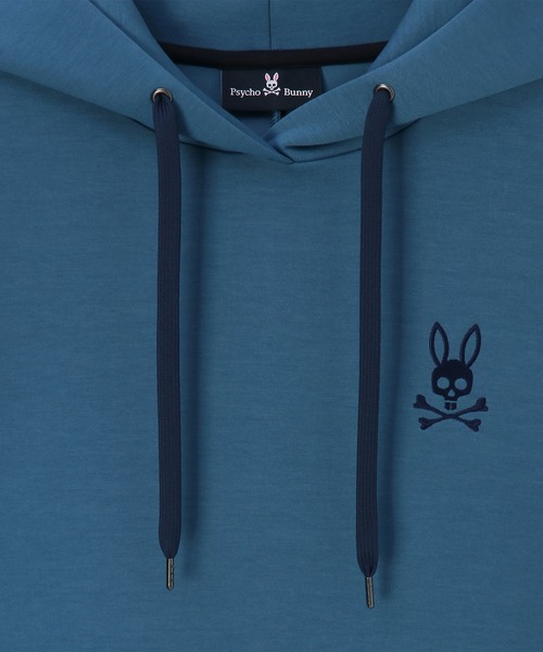 Psycho Bunny(サイコバニー)の「ダブルフェイスサイドジップパーカ(パーカー・メンズ・ブルー/チャコールグレー/ネイビー・LARGE/MEDIUM/SMALL/X-LARGE)」の6枚目の写真