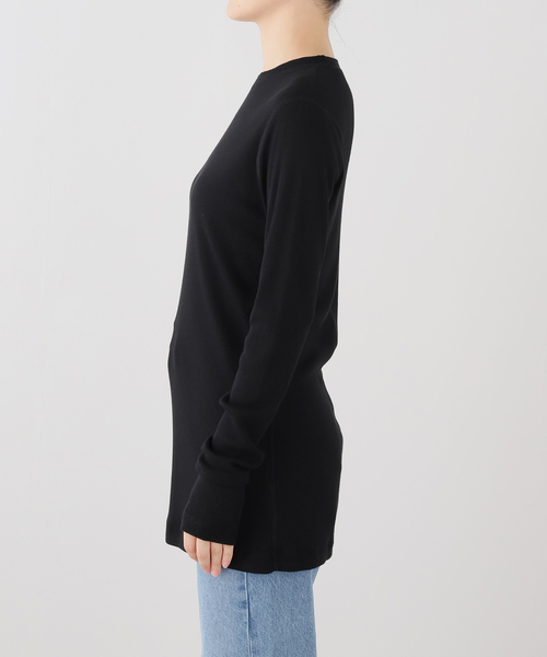 JOURNAL STANDARD LUXE(ジャーナルスタンダード ラックス)の「テレコ プルオーバー(Tシャツ/カットソー・レディース・ネイビー/ブラック/ホワイト・FREE)」の10枚目の写真