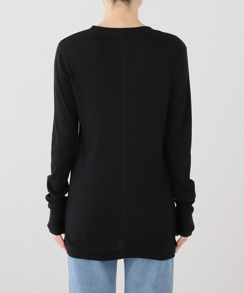 JOURNAL STANDARD LUXE(ジャーナルスタンダード ラックス)の「テレコ プルオーバー(Tシャツ/カットソー・レディース・ネイビー/ブラック/ホワイト・FREE)」の11枚目の写真