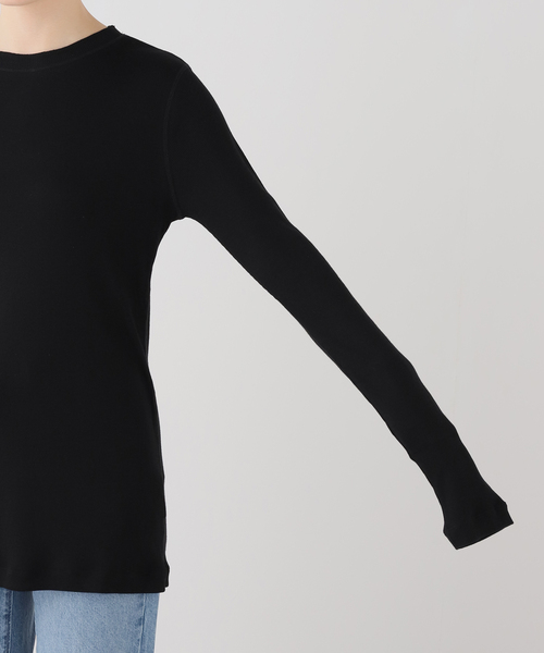 JOURNAL STANDARD LUXE(ジャーナルスタンダード ラックス)の「テレコ プルオーバー(Tシャツ/カットソー・レディース・ネイビー/ブラック/ホワイト・FREE)」の12枚目の写真