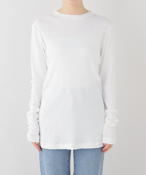 JOURNAL STANDARD LUXE(ジャーナルスタンダード ラックス)の「テレコ プルオーバー(Tシャツ/カットソー・レディース・ネイビー/ブラック/ホワイト・FREE)」の17枚目の写真