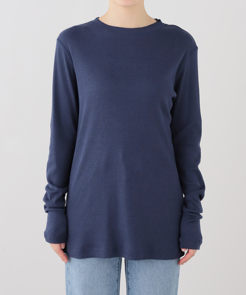 JOURNAL STANDARD LUXE(ジャーナルスタンダード ラックス)の「テレコ プルオーバー(Tシャツ/カットソー・レディース・ネイビー/ブラック/ホワイト・FREE)」の19枚目の写真