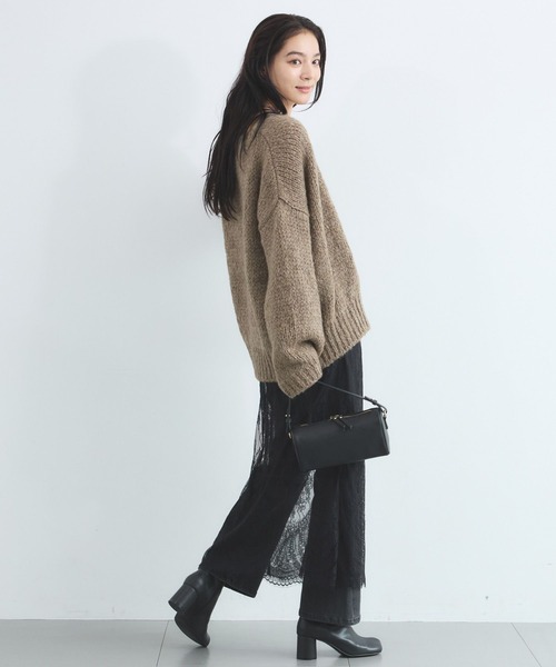 TRICOTS JEAN MARC（トリコットジーンマルク）の「BARNYARDSTORM / TRICOTS JEAN MARC / Vネックカーディガン（カーディガン/ボレロ・レディース・グレー/モカ/イエロー・FREE）」の11枚目の写真