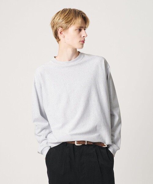 BEAUTY&YOUTH UNITED ARROWS(ビューティーアンドユースユナイテッドアローズ)の「”THE HEAVY”10oz ヘビー ワイド クルーネック カットソー(Tシャツ/カットソー・メンズ・ライトグレー/ブラック/ホワイト/イエロー・S/XL/M/L/XXL)」の3枚目の写真