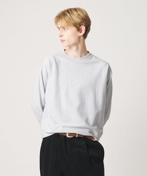 BEAUTY&YOUTH UNITED ARROWS(ビューティーアンドユースユナイテッドアローズ)の「”THE HEAVY”10oz ヘビー ワイド クルーネック カットソー(Tシャツ/カットソー・メンズ・ライトグレー/ブラック/ホワイト/イエロー・S/XL/M/L/XXL)」の5枚目の写真