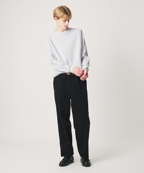 BEAUTY&YOUTH UNITED ARROWS(ビューティーアンドユースユナイテッドアローズ)の「”THE HEAVY”10oz ヘビー ワイド クルーネック カットソー(Tシャツ/カットソー・メンズ・ライトグレー/ブラック/ホワイト/イエロー・S/XL/M/L/XXL)」の6枚目の写真