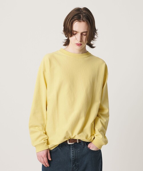 BEAUTY&YOUTH UNITED ARROWS(ビューティーアンドユースユナイテッドアローズ)の「”THE HEAVY”10oz ヘビー ワイド クルーネック カットソー(Tシャツ/カットソー・メンズ・ライトグレー/ブラック/ホワイト/イエロー・S/XL/M/L/XXL)」の9枚目の写真
