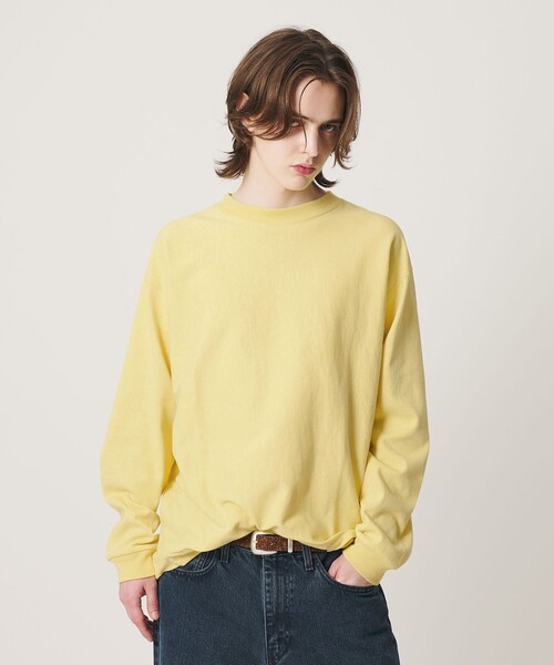 BEAUTY&YOUTH UNITED ARROWS(ビューティーアンドユースユナイテッドアローズ)の「”THE HEAVY”10oz ヘビー ワイド クルーネック カットソー(Tシャツ/カットソー・メンズ・ライトグレー/ブラック/ホワイト/イエロー・S/XL/M/L/XXL)」の10枚目の写真