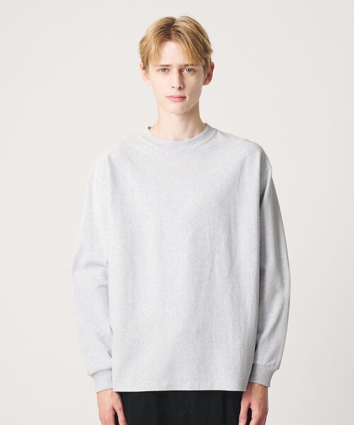BEAUTY&YOUTH UNITED ARROWS(ビューティーアンドユースユナイテッドアローズ)の「”THE HEAVY”10oz ヘビー ワイド クルーネック カットソー(Tシャツ/カットソー・メンズ・ライトグレー/ブラック/ホワイト/イエロー・S/XL/M/L/XXL)」の12枚目の写真