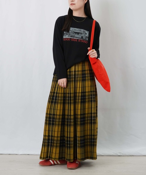 LUCA/LADY LUCK LUCA（ルカ/レディラックルカ）の「LC/LLL フォトプリントロンT（Tシャツ/カットソー・レディース・チャコールグレー/オフホワイト/ブラック・FREE）」の7枚目の写真