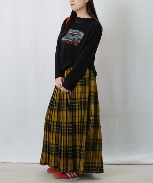 LUCA/LADY LUCK LUCA（ルカ/レディラックルカ）の「LC/LLL フォトプリントロンT（Tシャツ/カットソー・レディース・チャコールグレー/オフホワイト/ブラック・FREE）」の9枚目の写真