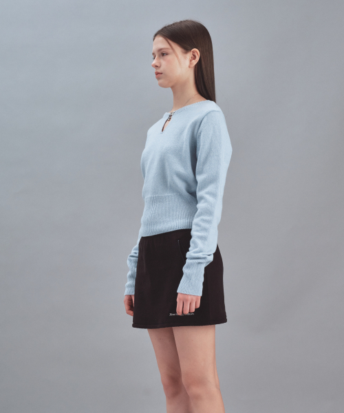 Rest&Recreation(レストアンドレクリエーション)の「LOGO CLIP KNIT TOP - SKY BLUE(ニット/セーター・レディース・その他・ONE)」の3枚目の写真