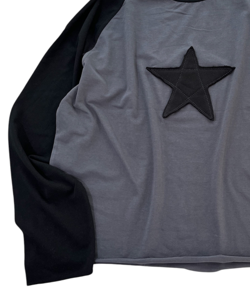 SK8ER ROCK(スケーターロック)の「スターラグランTシャツ (Darkgray black)(Tシャツ/カットソー・レディース・その他・ONE SIZE)」の5枚目の写真