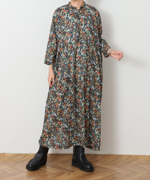 JOURNAL STANDARD LUXE（ジャーナルスタンダード　ラックス）の「ローンフラワー ampleプルワンピース（ワンピース・レディース・ブラック・FREE）」の2枚目の写真