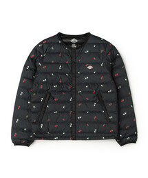 DANTON（ダントン）の「Women's Crewneck Inner Down Jacket - Flower Print（ダウンジャケット/コート・レディース）」
