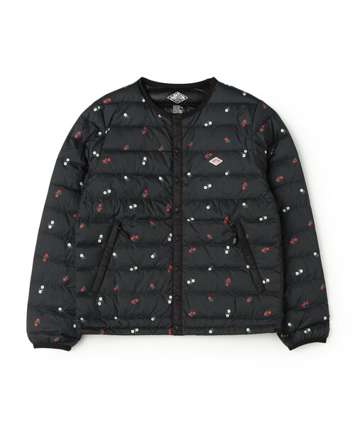 DANTON(ダントン)の「Women's Crewneck Inner Down Jacket - Flower Print(ダウンジャケット/コート・レディース・ブラック系その他・S/XS/M)」の9枚目の写真