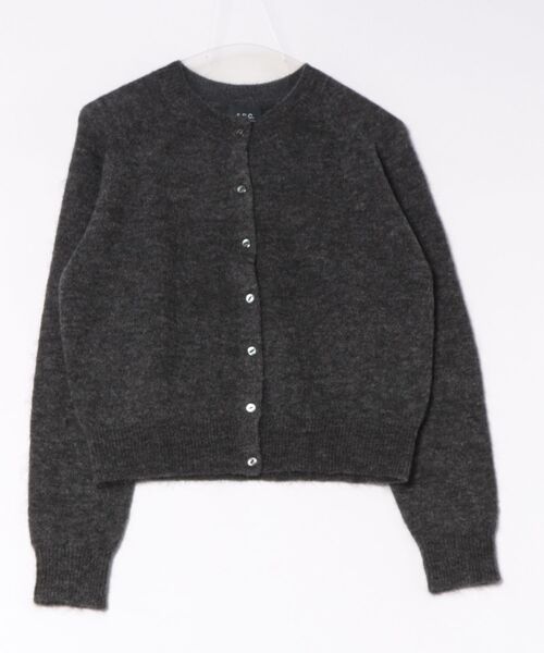 A.P.C.（アーペーセー）の「CARDIGAN NOA（カーディガン/ボレロ・レディース・ベージュ/グレー・M/L）」の2枚目の写真