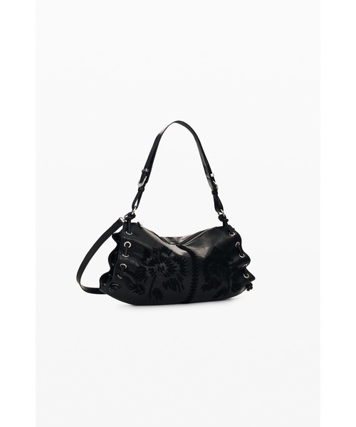 Desigual（デシグアル）の「Cord embroidery shoulder bag / コード刺繍ショルダーバッグ（ショルダーバッグ・レディース・ブラック・FREE）」の7枚目の写真