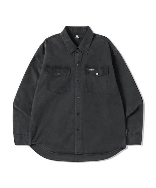 LIFE WORK(ライフワーク)の「フェイドトゥポケットワークシャツ(シャツ/ブラウス・レディース・チャコールグレー/ベージュ/カーキ・SMALL/MEDIUM/LARGE)」の2枚目の写真