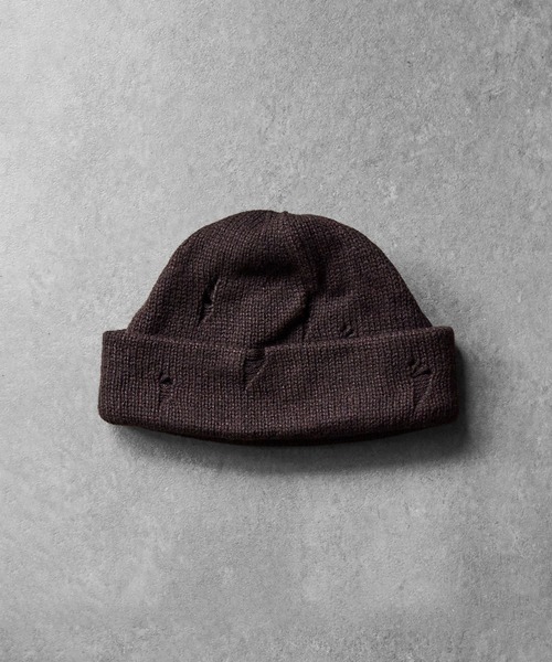 SUBLIME(サブライム)の「SUBLIME/B.SMOOTH WHOOL.G WT(ニットキャップ/ビーニー・レディース・ブラウン/ブラック・ONE SIZE)」の2枚目の写真