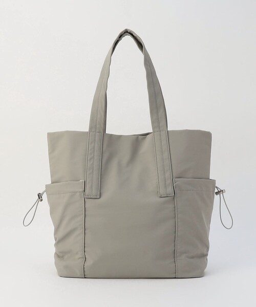 MICO COULIER(ミコクリエ)の「GATHERED POCKET TOTE(トートバッグ・レディース・ライトグレー/ブラック・FREE)」の5枚目の写真