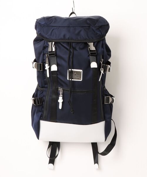 MAKAVELIC(マキャベリック)の「【RS】【MAKAVELIC】【SIERRA SUPERIORITY DOUBLE BELT BACKPACK】(バックパック/リュック・メンズ・ネイビー・FREE)」の1枚目の写真