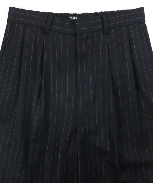 TAAKK（ターク）の「【TAAKK/ターク】WIDE TROUSERS（スラックス・メンズ・ブラック/ベージュ・3）」の3枚目の写真