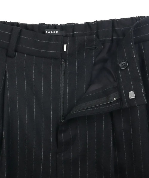 TAAKK（ターク）の「【TAAKK/ターク】WIDE TROUSERS（スラックス・メンズ・ブラック/ベージュ・3）」の4枚目の写真