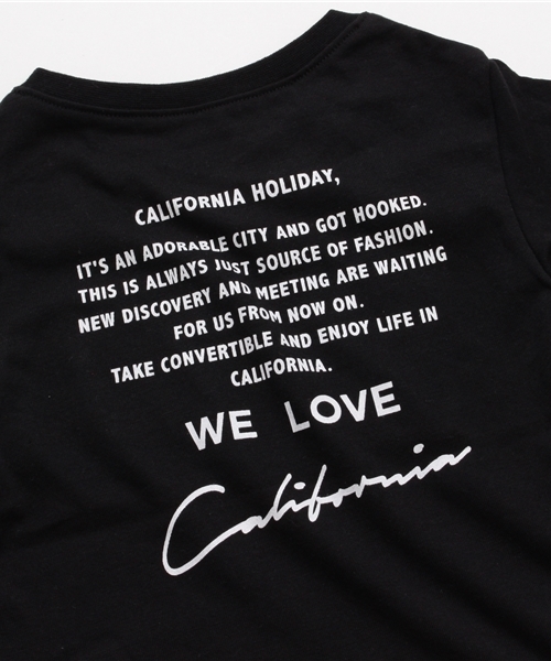 RODEO CROWNS WIDE BOWL（ロデオクラウンズワイドボウル）の「キッズ CALHD Vネック 柄ポケ Tシャツ（Tシャツ/カットソー・キッズ・ブラック/サックスブルー/ネイビー/ホワイト・X-SMALL/MEDIUM/LARGE/SMALL）」の10枚目の写真