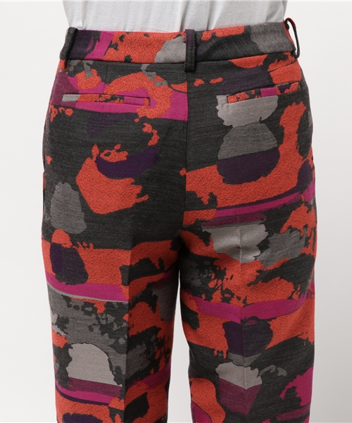 plumpynuts（プランピーナッツ）の「【plumpynuts】総柄ｸﾛｯﾌﾟﾄﾞPT（その他パンツ・レディース・オレンジ・1）」の6枚目の写真