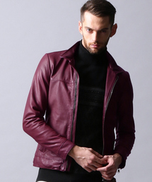 5351 POUR LES HOMMES | ベジタブルカウレザーシングルライダース(ライダースジャケット)