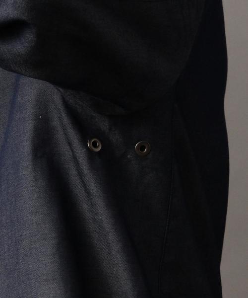 BEAUTY&YOUTH UNITED ARROWS（ビューティーアンドユースユナイテッドアローズ）の「BY ∴ ツイル ボンディング 3WAY フーディコート◆（ステンカラーコート・メンズ・ネイビー・X-LARGE/LARGE/MEDIUM/SMALL）」の4枚目の写真