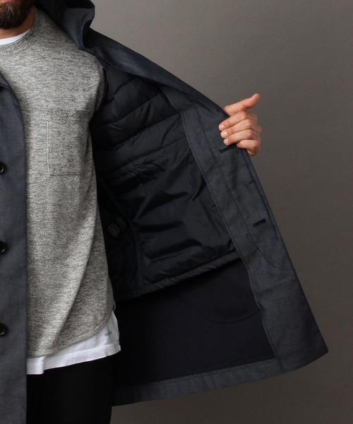BEAUTY&YOUTH UNITED ARROWS（ビューティーアンドユースユナイテッドアローズ）の「BY ∴ ツイル ボンディング 3WAY フーディコート◆（ステンカラーコート・メンズ・ネイビー・X-LARGE/LARGE/MEDIUM/SMALL）」の5枚目の写真