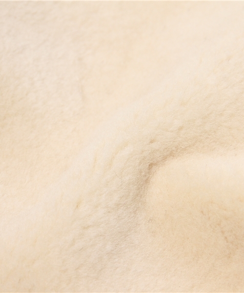 WEGO（ウィゴー）の「WEGO/ボアベレー（ハンチング/ベレー帽・レディース・ブラック/オフホワイト・FREE）」の6枚目の写真