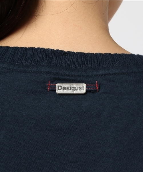 Desigual（デシグアル）の「「Desigual/デシグアル」Tシャツ（Tシャツ/カットソー・レディース・ブルー系その他・X-LARGE/SMALL/LARGE/MEDIUM）」の6枚目の写真