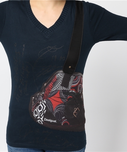 Desigual（デシグアル）の「「Desigual/デシグアル」Tシャツ（Tシャツ/カットソー・レディース・ブルー系その他・X-LARGE/SMALL/LARGE/MEDIUM）」の10枚目の写真