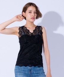 Auntie Rosa | 【AUNT MARIE'S】総レースカップインナー(タンクトップ)