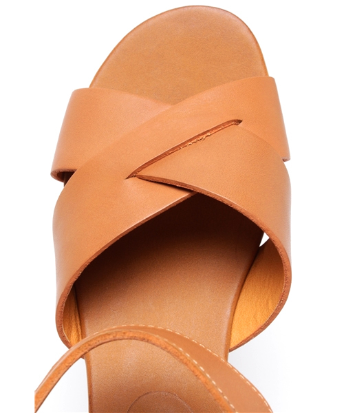 CIAOPANIC（チャオパニック）の「表革クロスサンダル（サンダル・レディース・キャメル/ブラウン/ブラック・22.5cm/23.5cm/24.5cm）」の9枚目の写真