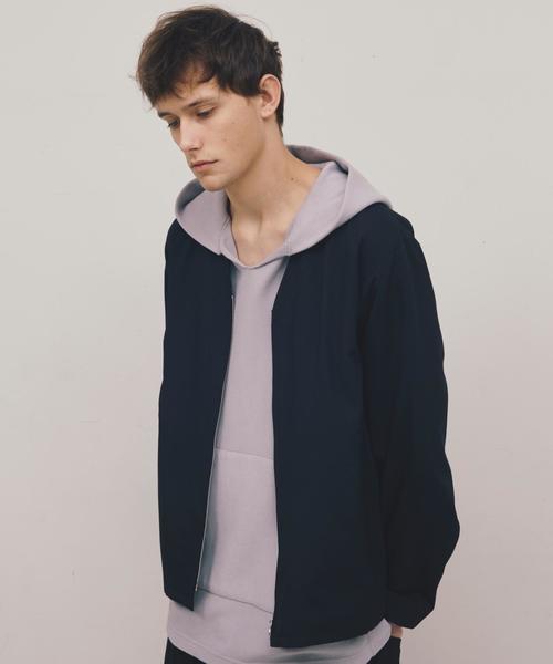 MONKEY TIME（モンキータイム）の「＜monkey time＞ PE/TRO NO/CLR Z/BLSN/ブルゾン ◆（ノーカラージャケット・メンズ・ブラック/ネイビー・X-LARGE/MEDIUM/LARGE/SMALL）」の3枚目の写真