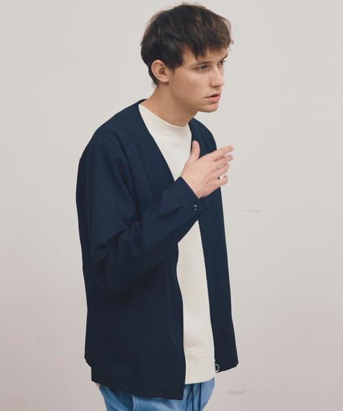 MONKEY TIME（モンキータイム）の「＜monkey time＞ PE/TRO NO/CLR Z/BLSN/ブルゾン ◆（ノーカラージャケット・メンズ・ブラック/ネイビー・X-LARGE/MEDIUM/LARGE/SMALL）」の8枚目の写真