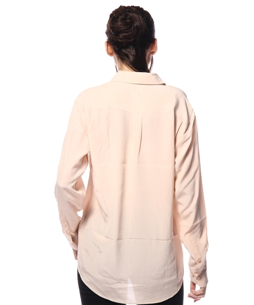 AMERICAN RAG CIE（アメリカンラグシー）の「EQUIPMENT エクイップメント/207-EQI-Q23-E035（シャツ/ブラウス・レディース・オフホワイト/ベージュ/ライトベージュ/ホワイト/ライトブラウン/ブルー/レッド・SMALL/X-SMALL）」の9枚目の写真