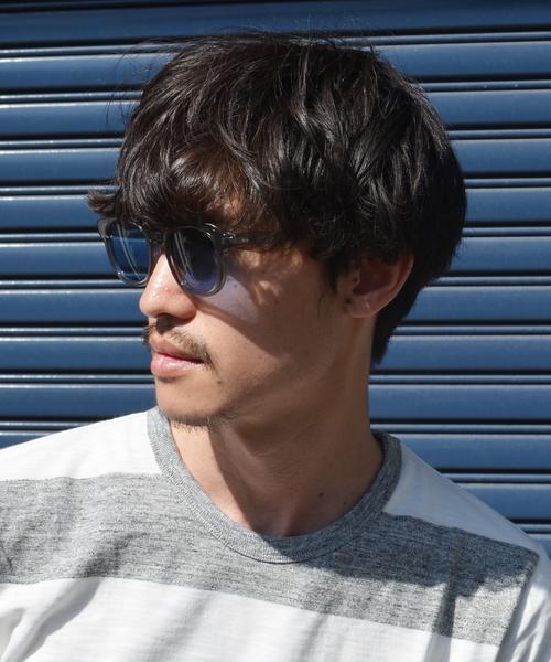 SHIPS（シップス）の「SHIPS×sabae: スリム ボスリントン サングラス（サングラス・メンズ・ブラック/グレー/ブラウン・ONE SIZE）」の3枚目の写真