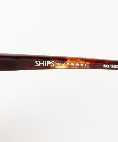 SHIPS（シップス）の「SHIPS×sabae: スリム ボスリントン サングラス（サングラス・メンズ・ブラック/グレー/ブラウン・ONE SIZE）」の10枚目の写真