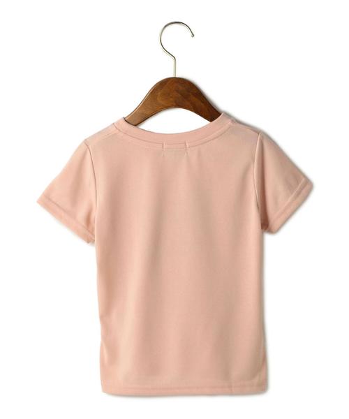 green label relaxing(グリーンレーベルリラクシング)の「【吸水速乾】 Tシャツ ショートスリーブ ◆(Tシャツ/カットソー・キッズ・オフホワイト/ライトピンク/ネイビー/オリーブ・105/135/125/115/95)」の5枚目の写真